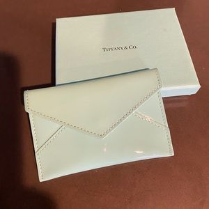 Tiffany & Co. Patent Leather Envelope Card Case